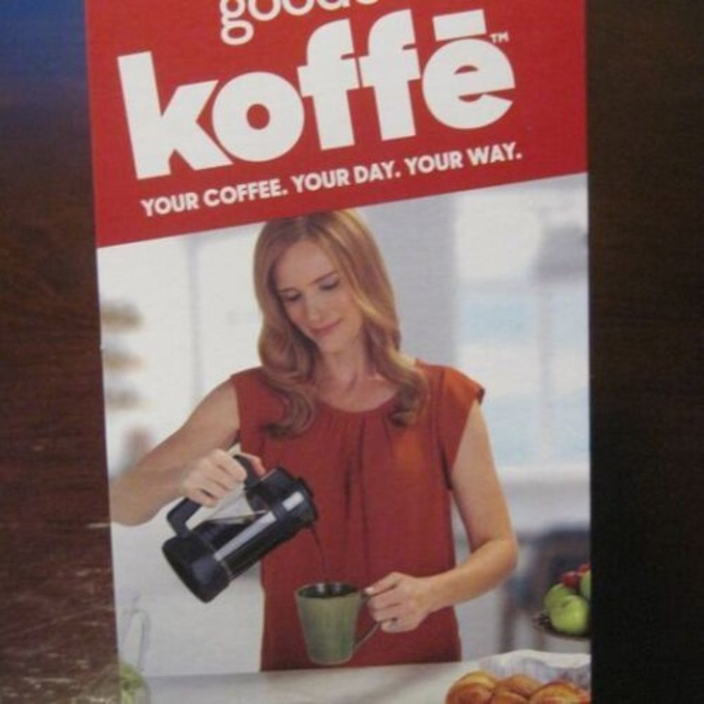 FLASH SALE Koffee Coffee Press 8 Cup Brand New in the box. NEW